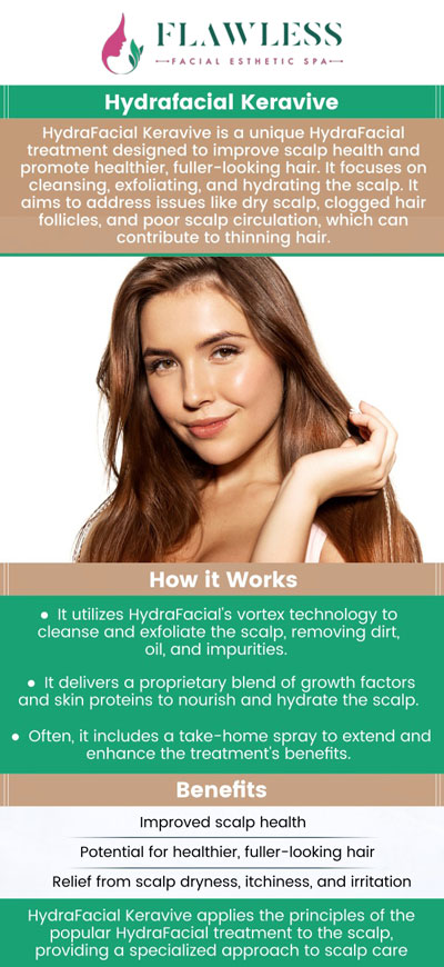 HydraFacial® Keravive is a scalp treatment designed to promote healthy hair growth by cleansing, exfoliating, and nourishing the scalp. It stimulates circulation, removes impurities, and delivers essential nutrients to support the health of hair follicles, leaving you with a revitalized scalp and fuller, thicker-looking hair. Visit Dr. Aditi Patel and Dr. Nelly Perez to enhances the overall health of your scalp for fuller, thicker-looking hair. For more information, contact us or request an appointment online. We have convenient locations to serve you in West Palm Beach, Lantana, and Royal Palm Beach, FL. HydraFacial® Keravive is a scalp treatment designed to promote healthy hair growth by cleansing, exfoliating, and nourishing the scalp. It stimulates circulation, removes impurities, and delivers essential nutrients to support the health of hair follicles, leaving you with a revitalized scalp and fuller, thicker-looking hair. Visit Dr. Aditi Patel and Dr. Nelly Perez to enhances the overall health of your scalp for fuller, thicker-looking hair. For more information, contact us or request an appointment online. We have convenient locations to serve you in West Palm Beach, Lantana, and Royal Palm Beach, FL.