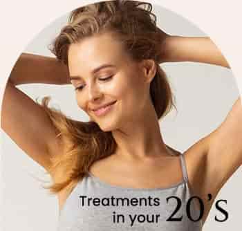 Treatments for 20s at Flawless Palm Beach Med Spa Located in West Palm Beach, Lantana, FL, and Royal Palm Beach, FL